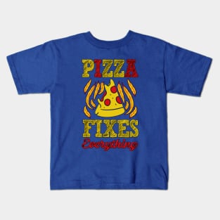 Pizza Fixes Everything Kids T-Shirt